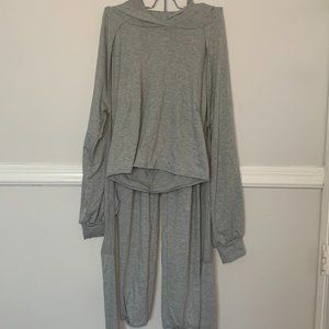Fashion Nova Grey Loungewear Set